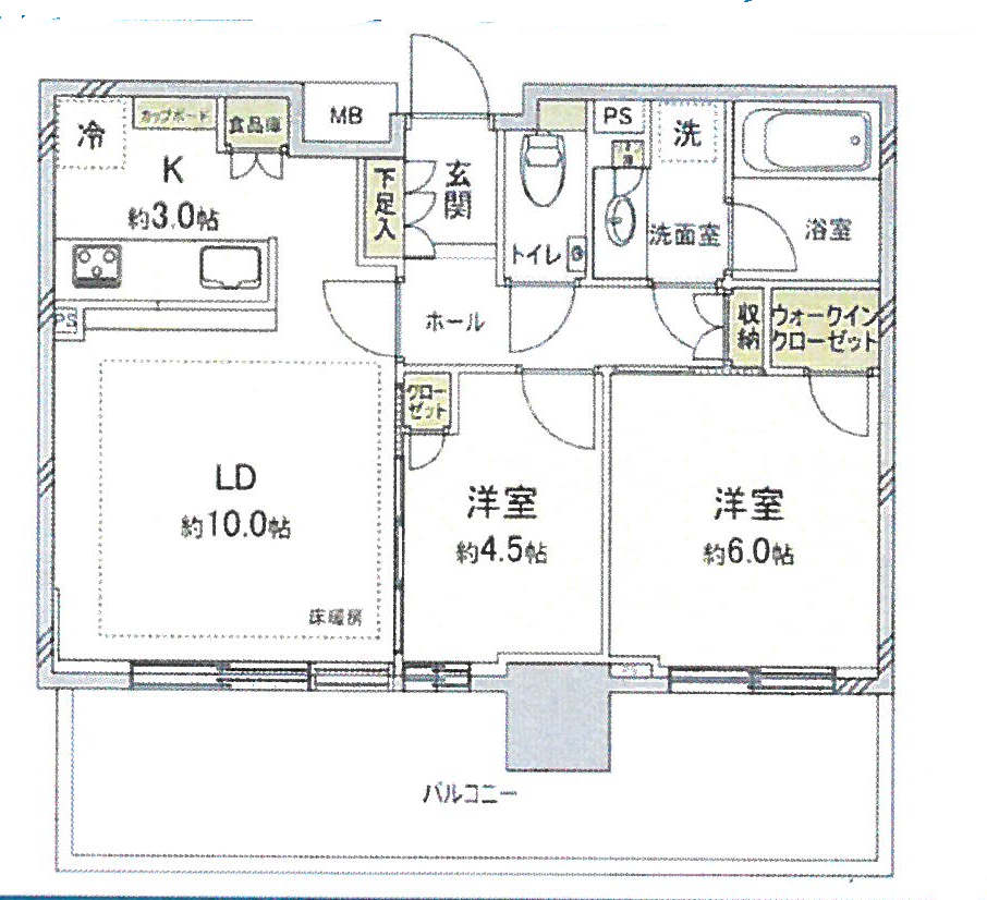 八王子駅 徒歩2分 構造:鉄骨鉄筋コンクリート造専有面積:54.23平米 ( 16.4坪 )